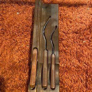 Vintage Wearever Large & Small serving Forks & Spatula